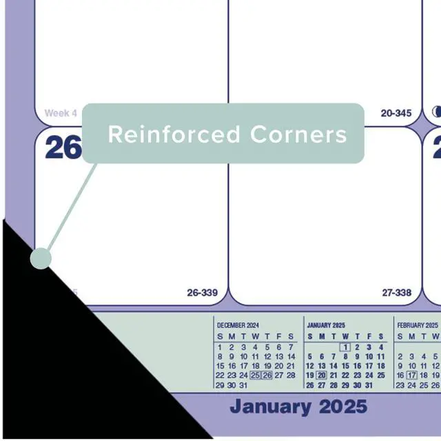 Alt view image 4 of 6 - 2026 Blueline Monthly Desk Pad Calendar, 21-1/4" x 16", Blue/White, January To December, C181731