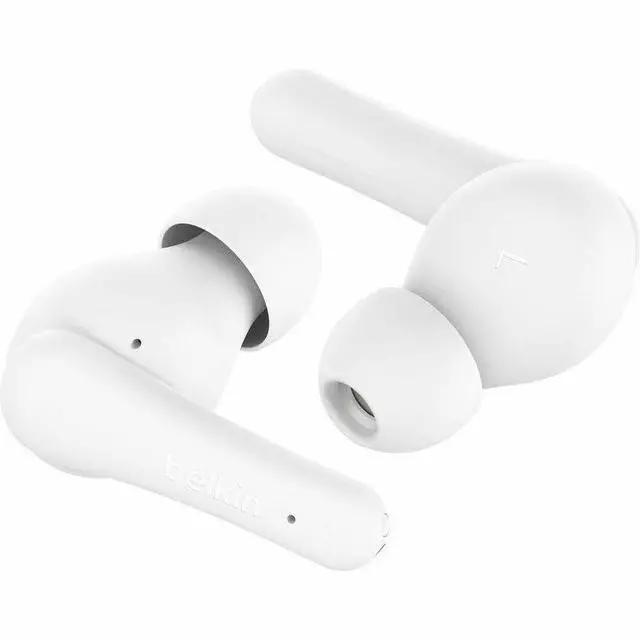 Alt view image 9 of 15 - Belkin SoundForm Rhythm True Wireless Earbuds - White