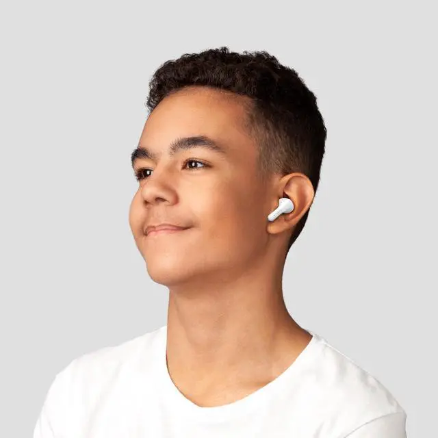 Alt view image 10 of 15 - Belkin SoundForm Rhythm True Wireless Earbuds - White