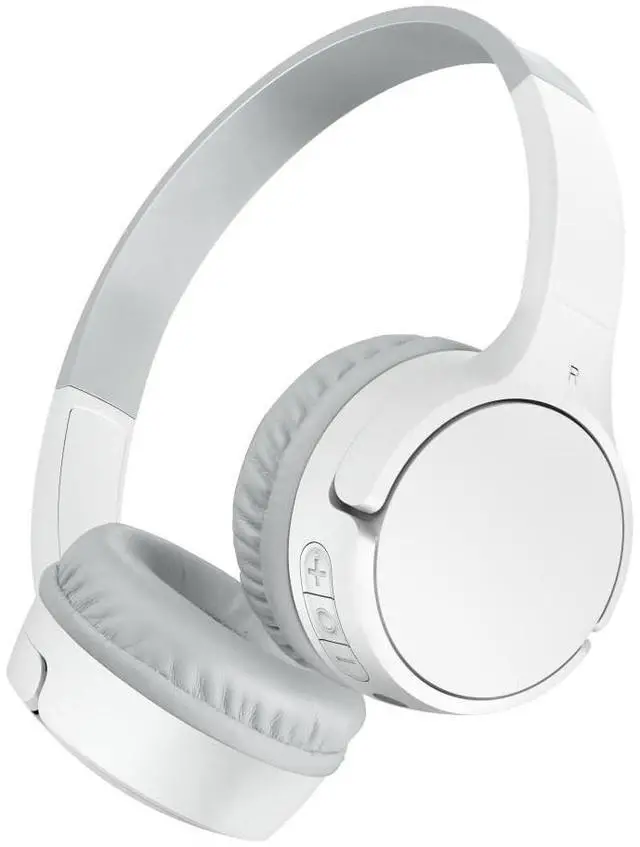 Alt view image 8 of 10 - Belkin AUD002btWTV3 SoundForm Mini Wireless On-Ear Headphones for Kids - White