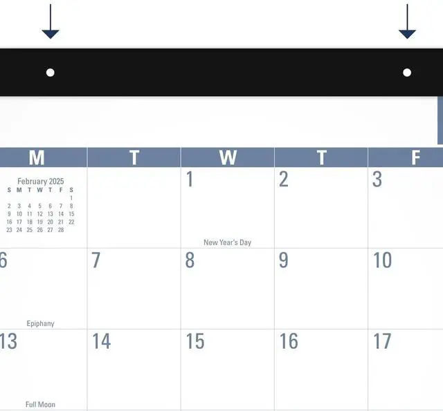 Alt view image 4 of 7 - AT-A-GLANCE® 2026 Easy to Read Desk Pad Calendar, Standard, 21 3/4" x 17"