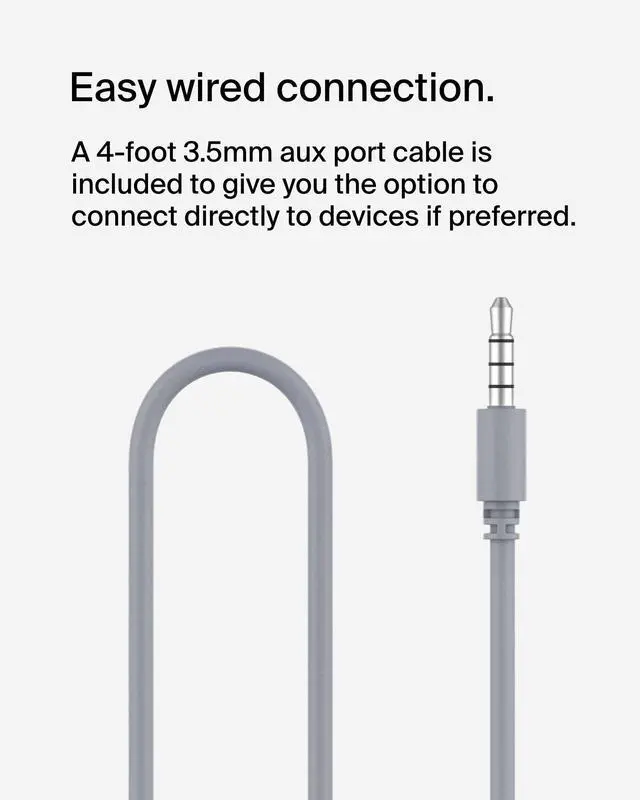 Alt view image 13 of 14 - Belkin Wireless Bluetooth On-Ear Headphones for Kids w/ Mic - 85dB Limit - w/ USB-C Cable - Headset - Blue - Stereo - Mini-phone (3.5mm) - Wired/Wireless - Bluetooth - On-ear, Over-the-head - Binaural