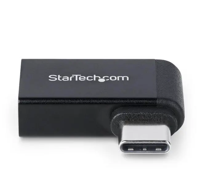Alt view image 7 of 10 - StarTech Right Angled USB-C to USB-A Adapter, USB 5Gbps, Compact USB-C Male to USB-A Female Adapter, Durable Metal Housing, M/F - USB31CAADGCPRA