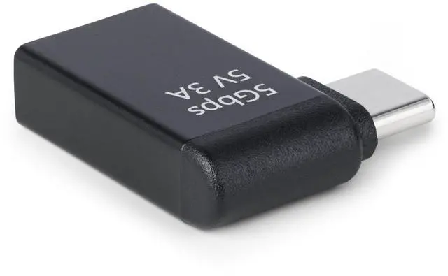 Alt view image 8 of 10 - StarTech Right Angled USB-C to USB-A Adapter, USB 5Gbps, Compact USB-C Male to USB-A Female Adapter, Durable Metal Housing, M/F - USB31CAADGCPRA