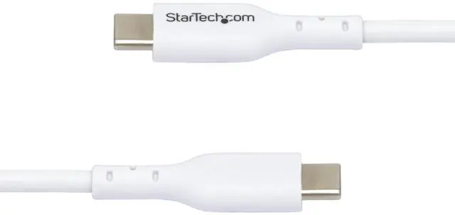 Alt view image 6 of 7 - StarTech 1m (3.3ft) White USB-C Charging Cable, USB C Cable, USB 2.0 Type-C Laptop Charger Cord, 60W Power Delivery, TPE Jacket, USB-C Data Transfer Cable, M/M