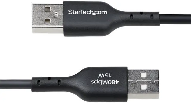 Alt view image 6 of 9 - StarTech 6ft (1.8m) USB-A to USB-C Charging Cable, Charge & Sync, 3A, USB 2.0, TPE Jacket - Black USB Charging Cord - USB2AC6FBKE