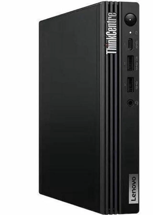 Alt view image 10 of 15 - Lenovo ThinkCentre M75q Gen 5 12RQ000GUS Desktop Computer - AMD Ryzen 5 PRO 8500GE - 16 GB - 1 TB SSD - Tiny - Black - AMD PRO 600 Chip - Windows 11 Pro - AMD Radeon 740M DDR5 SDRAM - English Keyboard