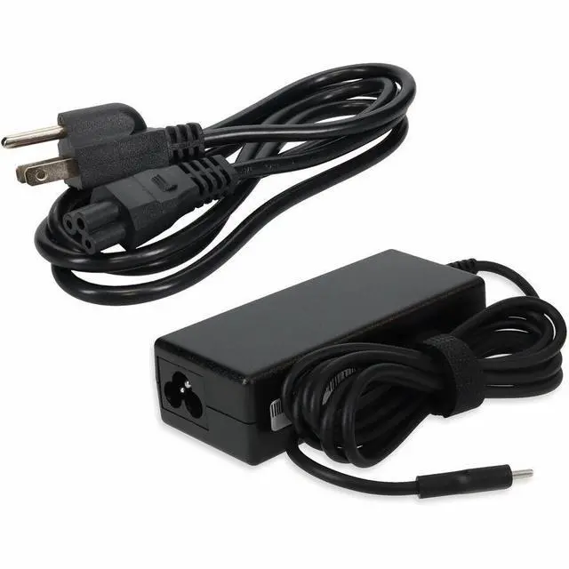 Main image of AddOn HP 1HE08AAABA Compatible 65W 20V at 3.25A USB-C Laptop Power Adapter and Cable