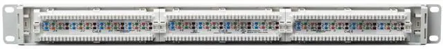 Alt view image 12 of 12 - Eaton Tripp Lite Series 24-Port Cat6 Patch Panel - 4PPoE Compliant, 110/Krone, 568A/B, RJ45 Ethernet, 1U Rack-Mount, White, TAA - 24 Port(s) - 24 x RJ-45 - 1U High - Category 6, Category 5, Category 5