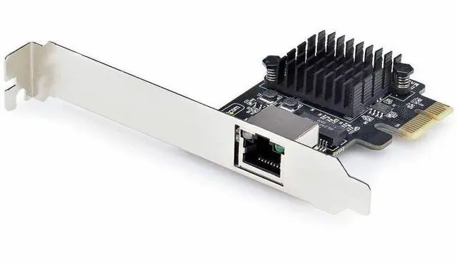 Alt view image 4 of 10 - StarTech 1-Port 5G Gigabit PCIe Network Adapter Card, 5G/2.5G/1G/100M/10M PCI Express LAN Card, Realtek RTL8126, Windows and Linux, TAA Compliant