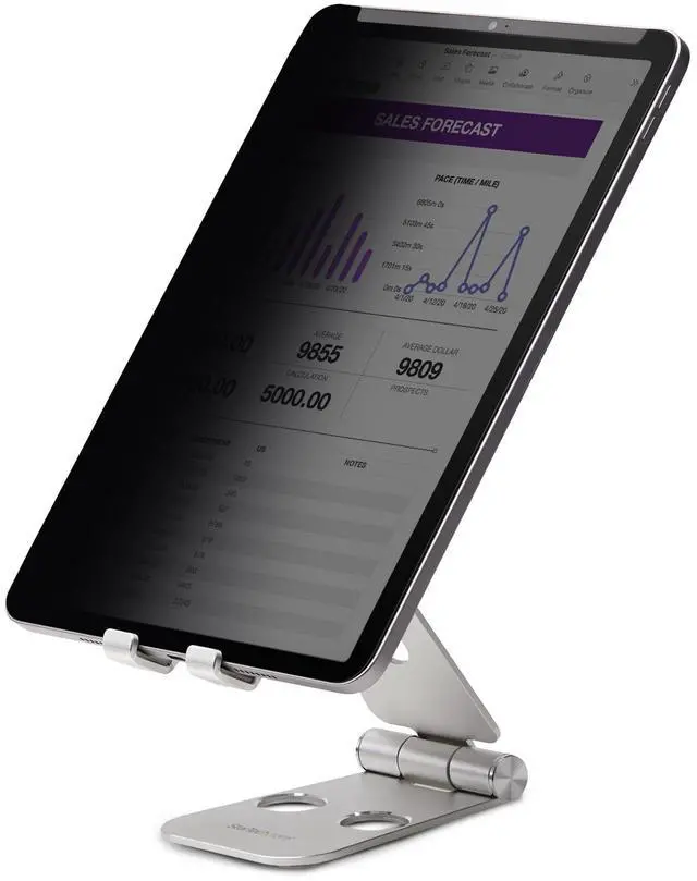 Alt view image 6 of 8 - StarTech 4-Way Privacy Screen For 12.9-inch iPad Pro, 3rd Gen and Up, For Portrait/Landscape, Touch-Enabled, +/- 30 Deg. View, Blocks up to 51% Blue Light, Matte Model 129IP-PRIVACY-SCREEN