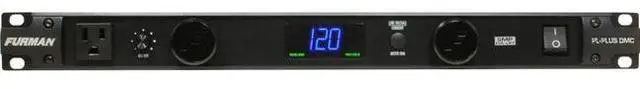 Alt view image 15 of 15 - Furman PL-Plus DMC 15-Amp Power Conditioner w/ Voltmeter & Ammeter