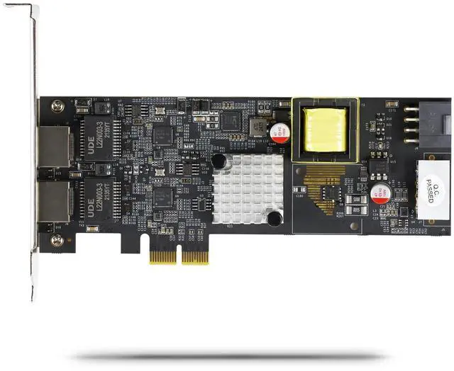 Alt view image 5 of 7 - StarTech 2-Port 2.5Gbps NBASE-T PoE Network Card, Dual Intel I225-V, 802.3af/at PoE+ Multi-Gigabit NIC, PCI Express Server LAN Card, LP4/8-Pin PCIe-Powered  Model PR22GIP-NETWORK-CARD