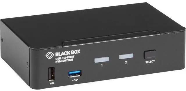 Main image of Black Box USB-C 4K KVM Switch 2-Port