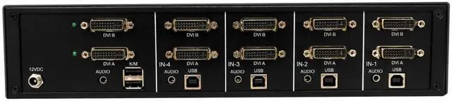 Alt view image 2 of 4 - Tripp Lite by Eaton Secure KVM Switch, 4-Port, Dual Head, DVI to DVI, NIAP PP4.0
