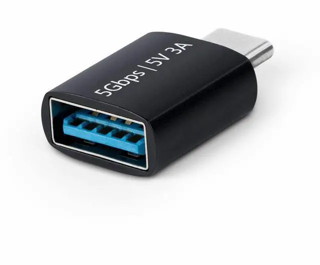 Alt view image 4 of 10 - StarTech USB-C to USB-A Adapter, USB 5Gbps, Compact USB-C Male to USB-A Female Adapter, Durable Metal Housing, M/F - USB31CAADGCP