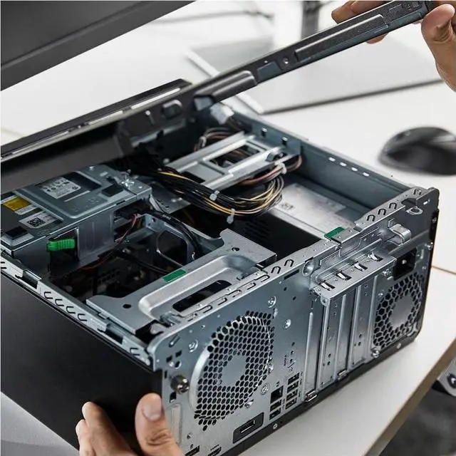 Alt view image 11 of 15 - HP EliteDesk 8 G1i Desktop Computer - Intel Core Ultra 7 265 (2.40 GHz) - 32 GB - 1 TB SSD - Intel Q870 Chip - Windows 11 Pro - 280W - Jack Black C6TX1UT#ABA