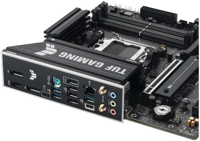 Alt view image 15 of 15 - ASUS TUF GAMING B650EM-E WIFI AMD B650 Micro-ATX Motherboard, 8+2+1 80A DrMOS Power Stages, DDR5, PCIe 5.0, Three M.2 Slots, WiFi 6, Realtek 2.5Gb Ethernet, DisplayPort, HDMI, Rear USB 10Gbps Type-C and Front USB 5Gbps Type-C Support