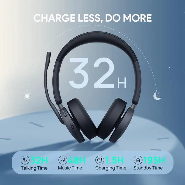 Alt view image 3 of 7 - Yealink WH68 Headset