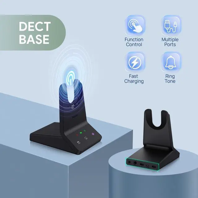 Alt view image 5 of 7 - Yealink WH68 Headset