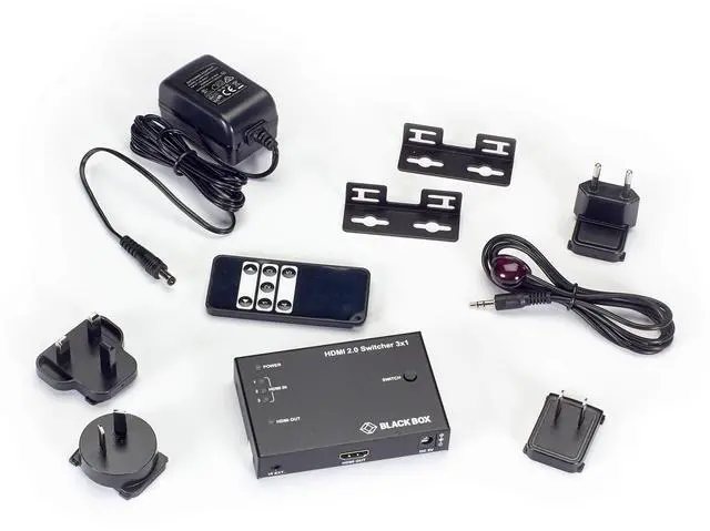 Alt view image 11 of 17 - Black Box HDMI 2.0 4K Video Switch - 3x1