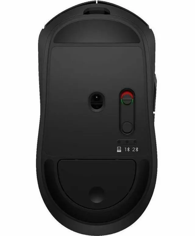 Alt view image 12 of 14 - HP 705 Rechargeable Wireless Mouse (AZ7B1AA) - Wireless - Bluetooth/Radio Frequency - 2.40 GHz - Rechargeable - USB Type A - 6000 dpi - Scroll Wheel - 7 Programmable Button(s) - Symmetrical