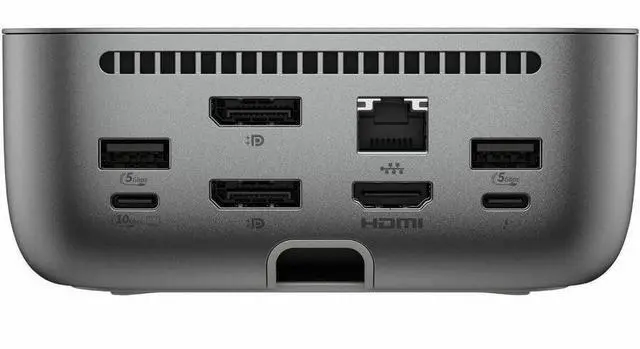 Alt view image 13 of 16 - HP Thunderbolt 4 Ultra 280W TAA G6 Dock (AW5N3AA) - for Desktop PC, Notebook - Charging Capability - 330 W - Thunderbolt 4 - 7 x USB Ports - 5 x USB Type-A Ports - USB Type-A - 2 x USB Type-C Ports -