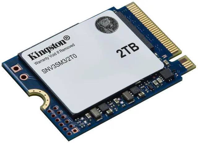 Alt view image 6 of 12 - Kingston NV3 M.2 2230 2TB PCIe 4.0 x4 NVMe Internal Solid State Drive (SSD) SNV3SM3/2T0 Up to 6000 MB/s for Steam Deck