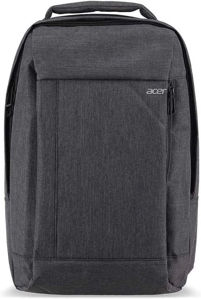 Alt view image 3 of 3 - acer travel backpack (gray), up to 15.6" notebook and 10" tablet, with interior and exterior pockets