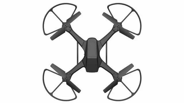 Alt view image 3 of 14 - Adesso CyberDrone X1 720P Drone with Remote Controller #CYBERDRONE X1