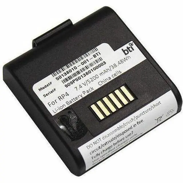 Main image of BTI 50138010-001-BTI 7.4V 5200MAH 38.48WH Li-ION SCANNER BATTERY FOR HONEYWELL 50138010001BTI