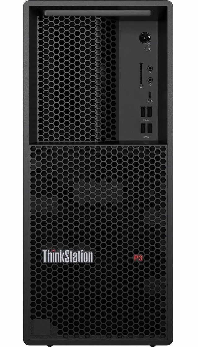 Alt view image 13 of 14 - Lenovo ThinkStation P3 Gen 2 Workstation - Intel Core Ultra 7 265 - vPro Technology - 32 GB - 1 TB SSD - Windows 11 Pro - Intel Graphics - DVD-Writer - Gigabit Ethernet - Wireless LAN  30HT007WUS
