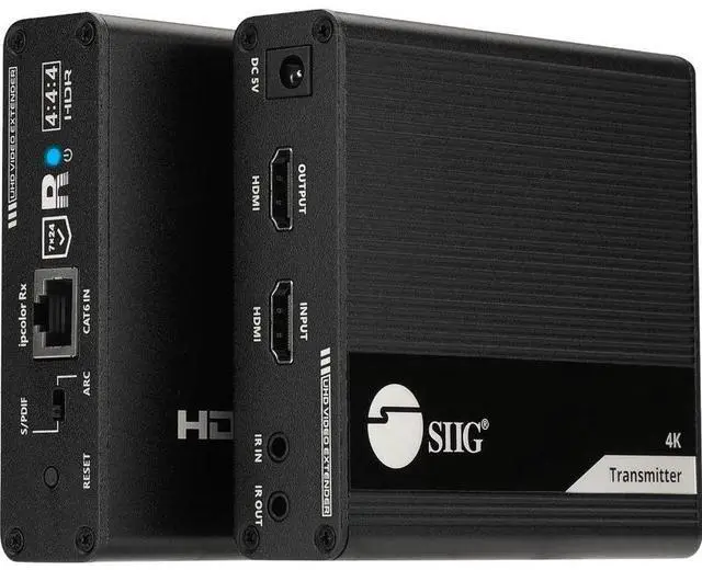 Main image of SIIG ipcolor 4K HDMI Extender Daisy Chain Transmission Kit 230ft CEH26M11S1