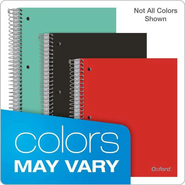 Alt view image 4 of 7 - Oxford Poly One-Subject Notebook, College Rule 10590