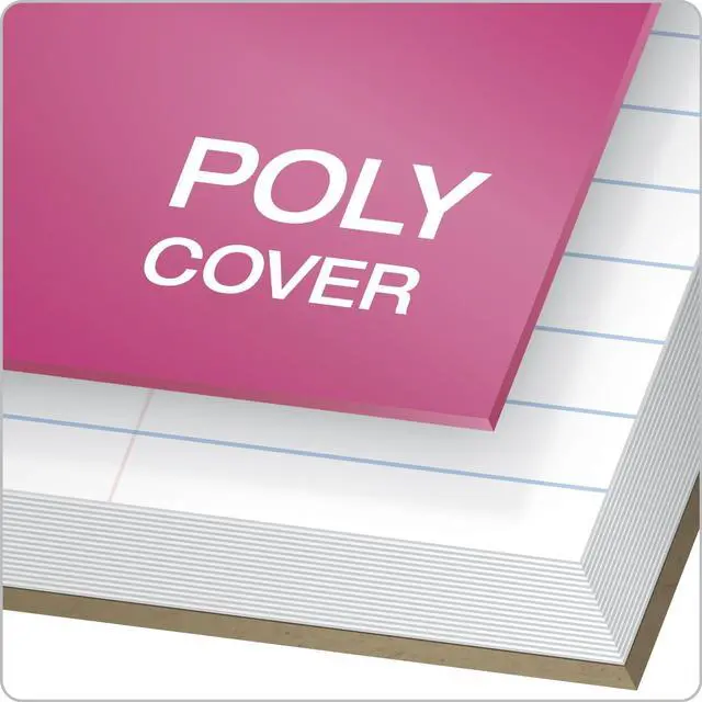 Alt view image 7 of 7 - Oxford Poly One-Subject Notebook, College Rule 10590