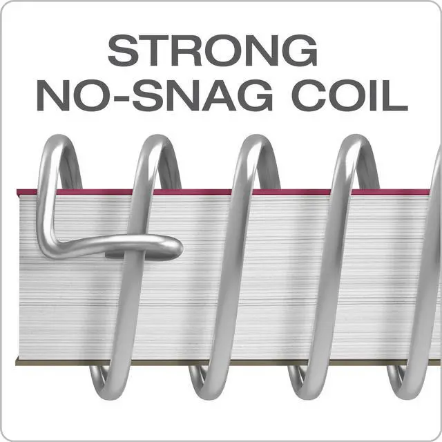 Alt view image 6 of 7 - Oxford Poly One-Subject Notebook, College Rule 10590