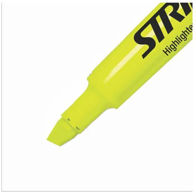 Alt view image 3 of 4 - StrideBrite Tank Highlighter Chisel Tip Assorted Colors 12 Pack 42012