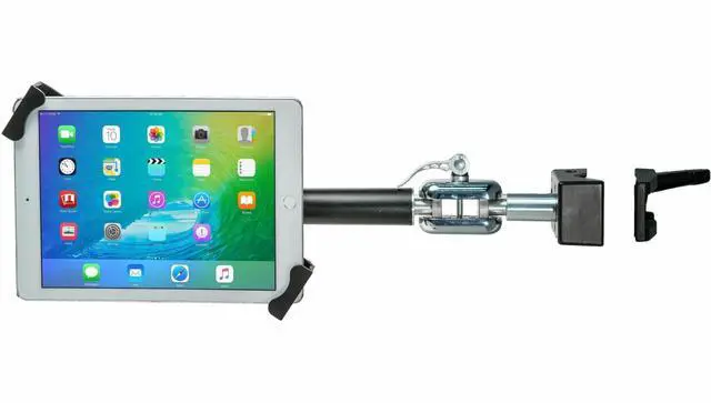 Alt view image 14 of 20 - CTA Digital PAD-HPCS Multi-flex Clamp Mount for 14" Tablet