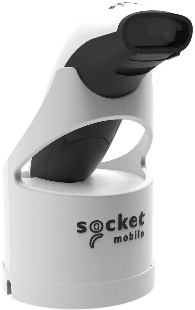 Alt view image 3 of 5 - Socket Mobile SocketScan S740 Universal Barcode Scanner White & White Dock CX34871982