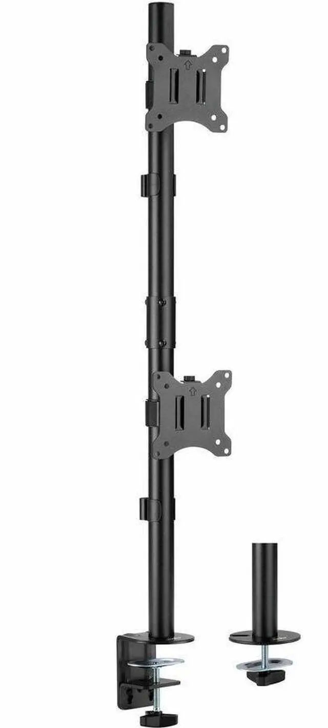 Alt view image 3 of 3 - Rocstor ErgoReach Y10N008-B1 Desk Mount for Monitor Black Vertical