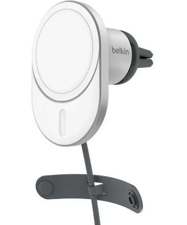 Alt view image 6 of 20 - Belkin BoostCharge ProWireless CarChargerwithMagSafe15W Extra Strong Magnetic Vent Mount for iPhone 12, 13, 14