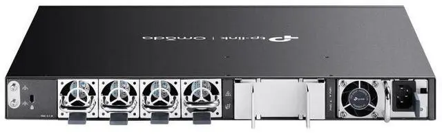 Alt view image 9 of 12 - TP-Link Omada 24-Port Gigabit Stackable L3 Managed PoE+ Switch with 4 10G Slots - 25 Ports - Gigabit Ethernet, 10 Gigabit Ethernet - 10/100/1000Base-T, 10GBase-X - 3 Layer Supported - 916.60 W Power C