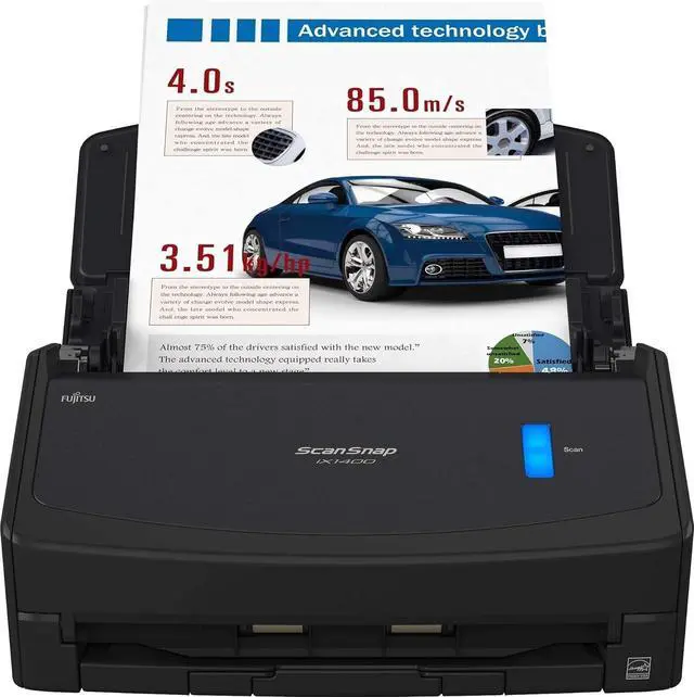 Alt view image 10 of 12 - Ricoh/Fujitsu ScanSnap iX1400 One-Touch 600dpi 40ppm/80ipm Auto Duplex Scanner - Certified Refurbished - Grade A