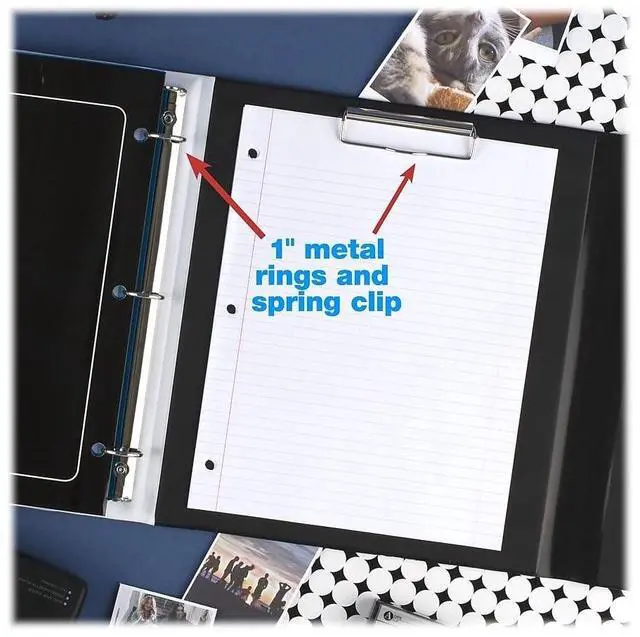 Alt view image 5 of 7 - Trapper Keeper Binder, Retro Design, 1 Inch Binder Shapes 260038CQ1-ECM