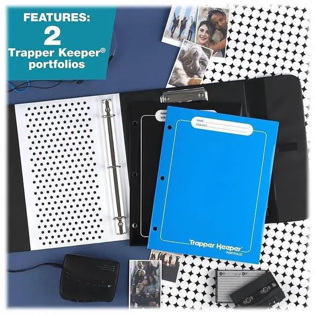 Alt view image 7 of 7 - Trapper Keeper Binder, Retro Design, 1 Inch Binder Shapes 260038CQ1-ECM