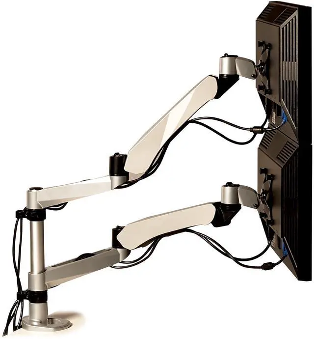 Alt view image 3 of 7 - 3M Mounting Arm for Flat Panel Display Silver MA265S