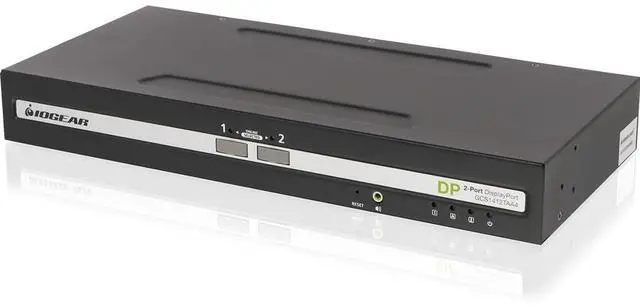 Alt view image 6 of 7 - IOGEAR 2-Port Single View DisplayPort PP4.0 Secure KVM Switch w/Audio. TAA Compliance - Model GCS1412TAA4