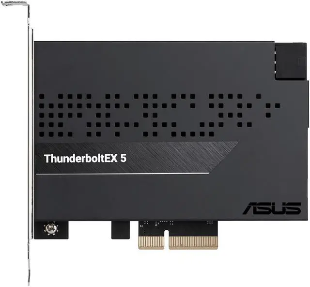 Alt view image 3 of 7 - Asus ThunderboltEX 5 PCI Express 4.0 x4 15 GB/s Desktop Keyboard Mouse Monitor Plug-in Card 3 USB Port 1 Thunderbolt Port 1 USB 2.0 Port PC THUNDERBOLTEX5