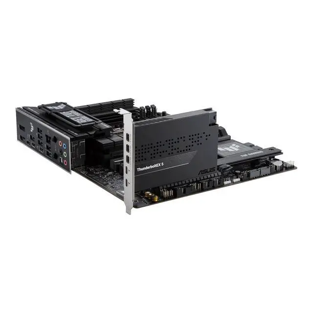 Alt view image 4 of 7 - Asus ThunderboltEX 5 PCI Express 4.0 x4 15 GB/s Desktop Keyboard Mouse Monitor Plug-in Card 3 USB Port 1 Thunderbolt Port 1 USB 2.0 Port PC THUNDERBOLTEX5