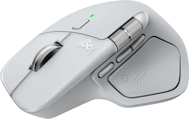 Main image of Logitech MX Master 4 for Mac - Wireless Bluetooth Mouse with Ultra-fast Scrolling, Ergo, haptic feedback, Customize vibration intensity - White Silver